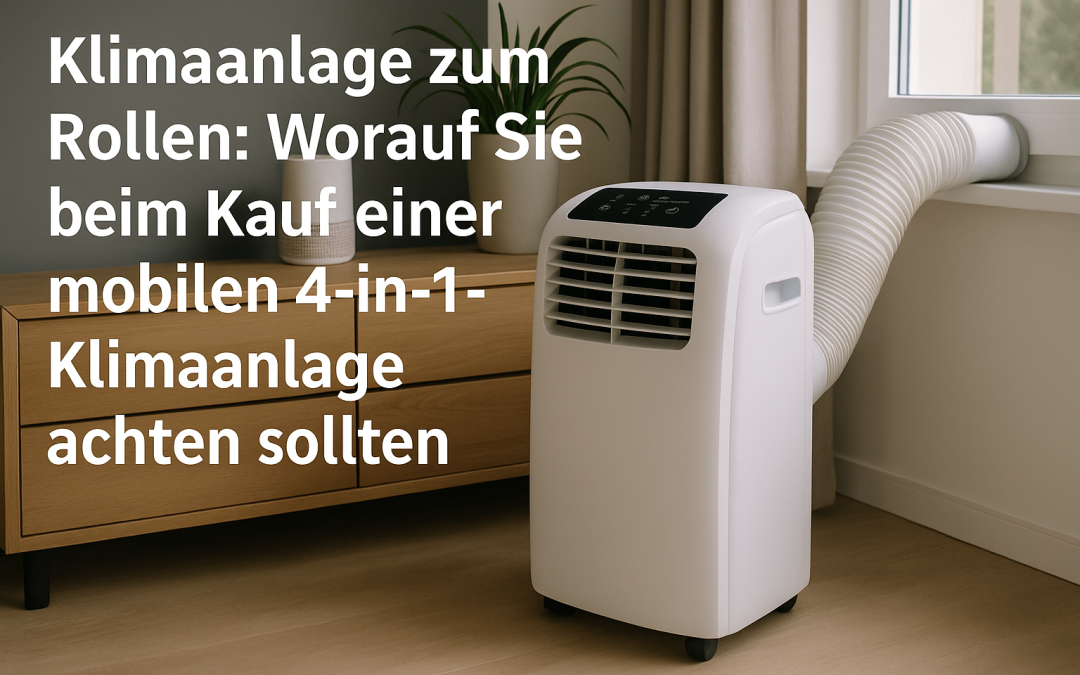 Klimaanlage zum Rollen: Worauf Sie beim Kauf einer mobilen 4-in-1-Klimaanlage achten sollten