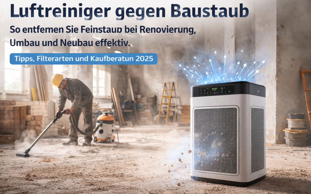 Luftreiniger gegen Baustaub: Saubere Luft bei Renovierung & Umbau