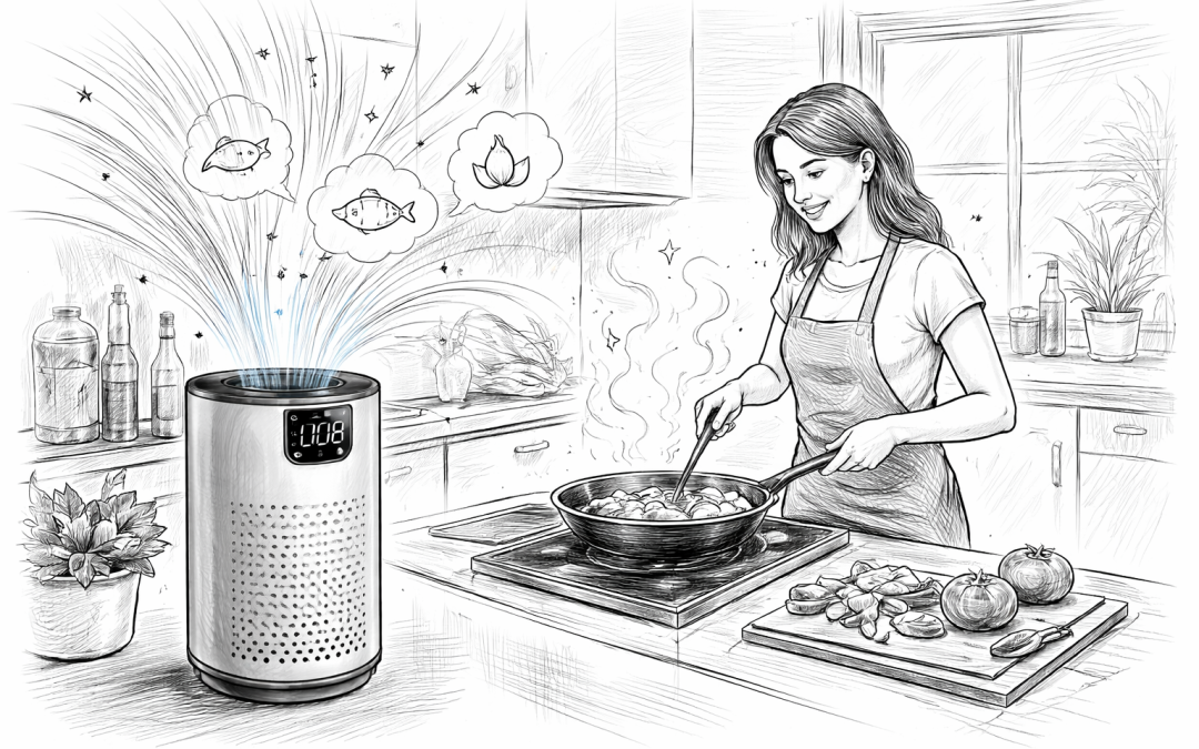 Luftreiniger gegen Kochgeruch